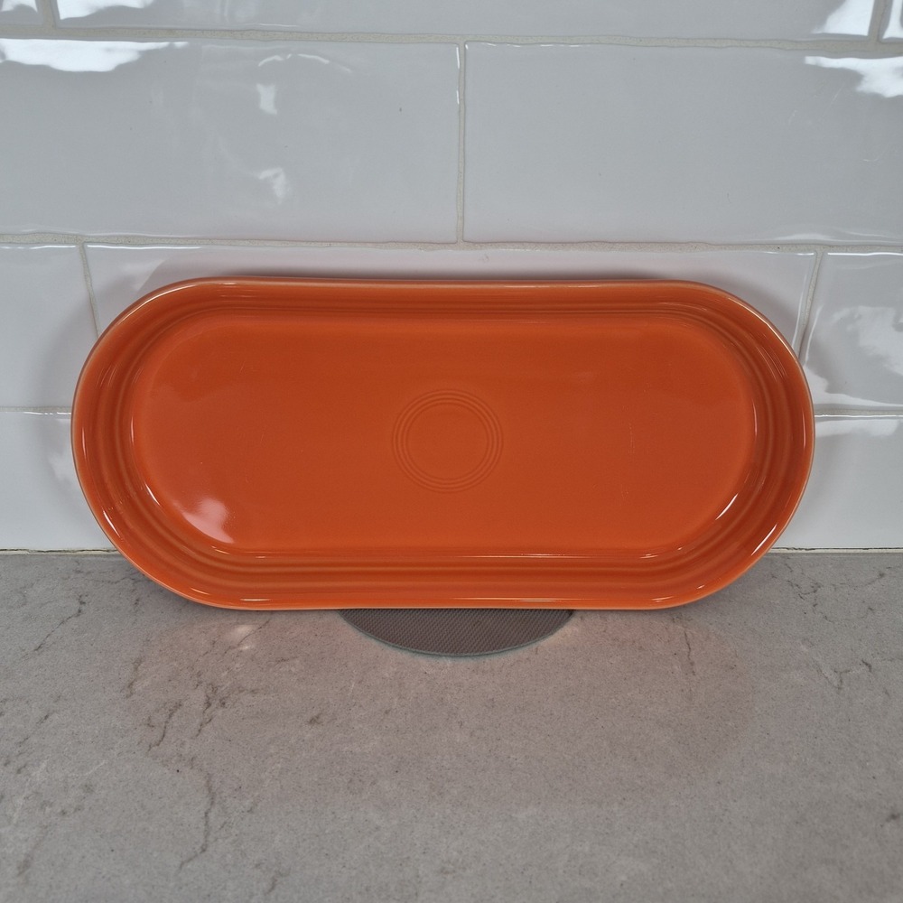 Fiestaware HLC Fiesta Bread Tray Serving Tray in Orange